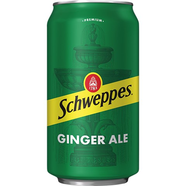 Schweppes Ginger Ale- 12 Oz Can.